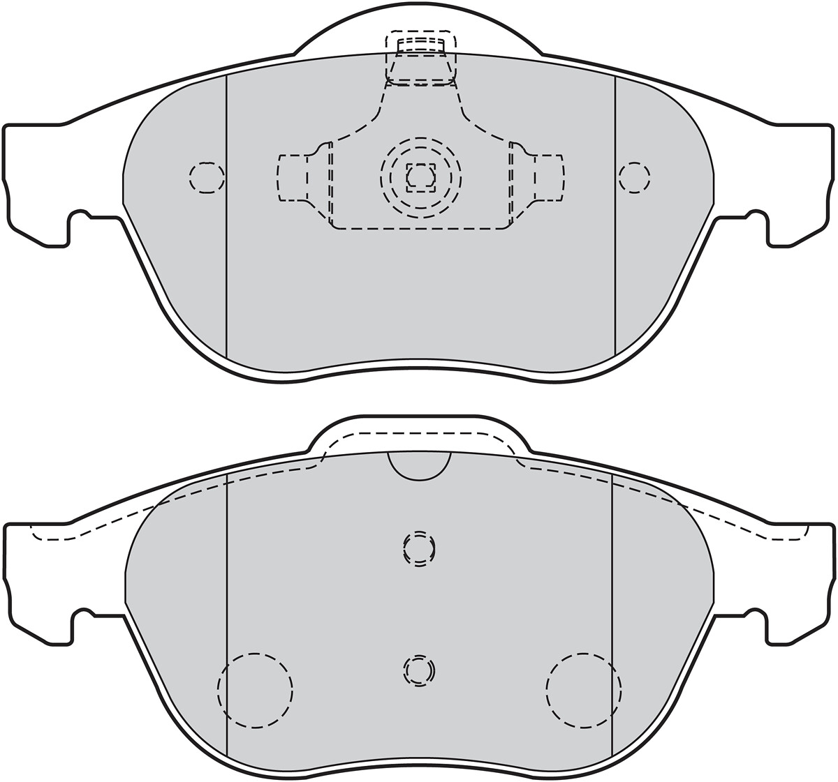 Jeu de 4 plaquettes de frein VALEO ref. 302221